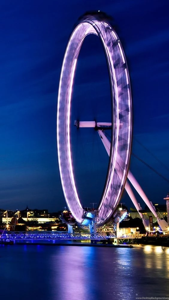 London Eye At Night iPhone 5 Wallpapers