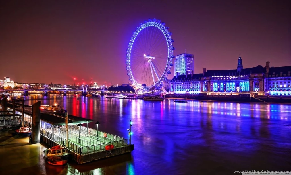 London Eye At Night HD Desktop Wallpapers : Widescreen : High ...