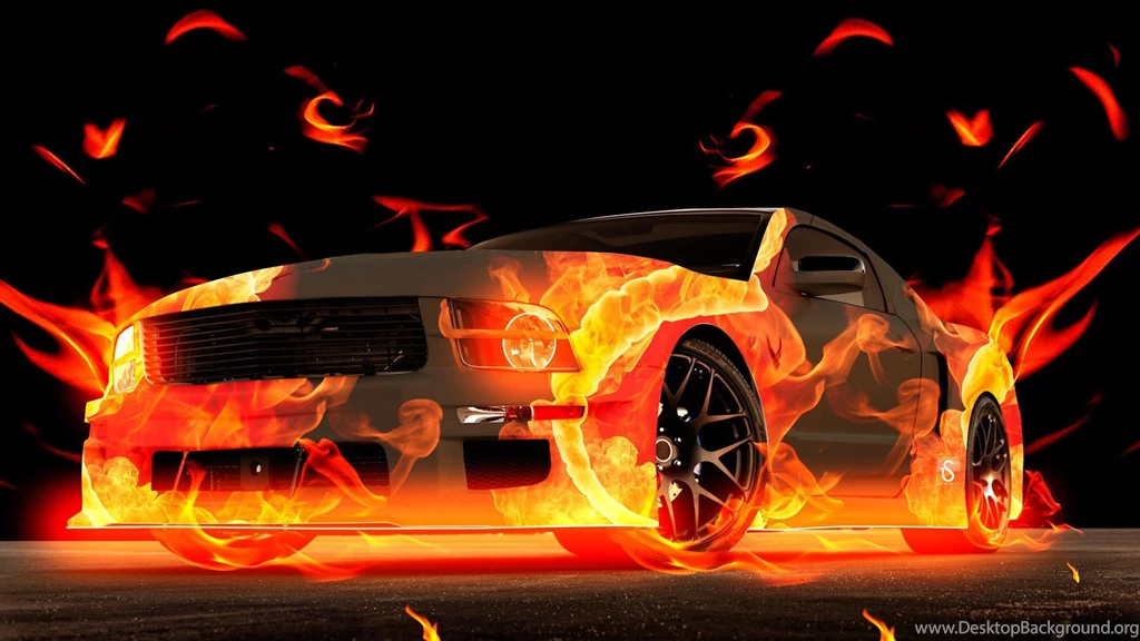 Custom Torched Mustang Wallpapers
