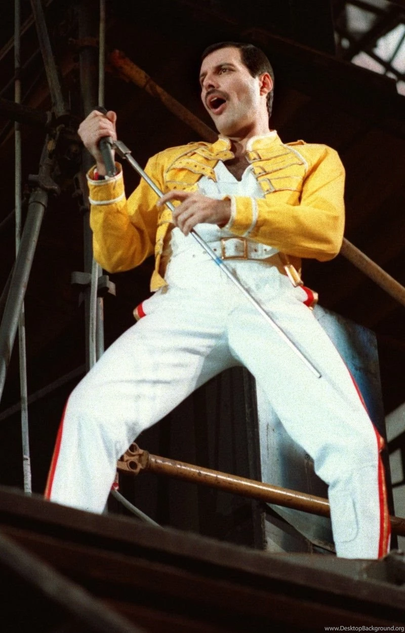 Freddie Mercury Concert Queen Music Band Desktop Background