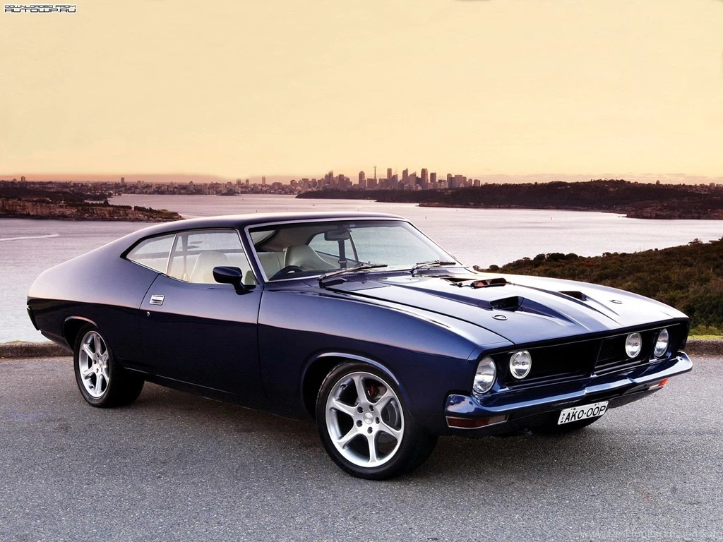 1972 Holden HQ GTS Monaro Grey Silver Orange Custom