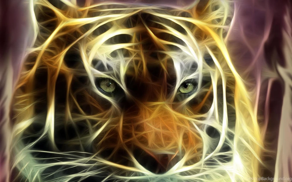 Desktop Wallpapers · Gallery · Windows 7 · Art Tiger Windows 7 ...
