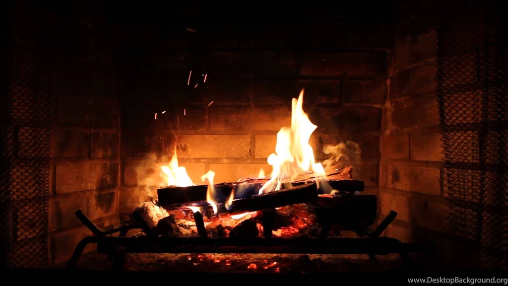 A Cozy Fire In The Fireplace YouTube