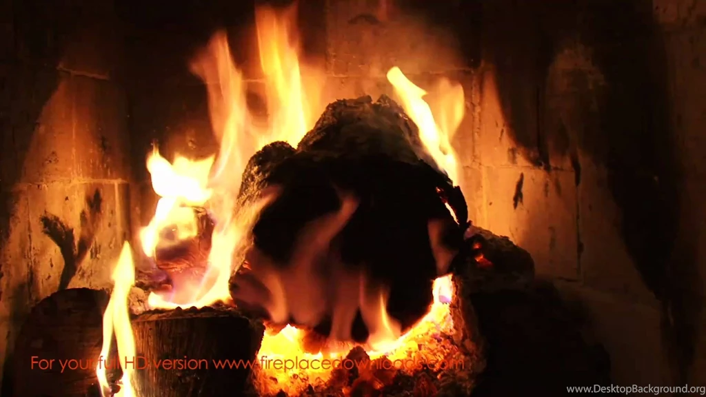 Virtual HD Fireplace Video 1080p (Large Log Fire) Fireplace ...