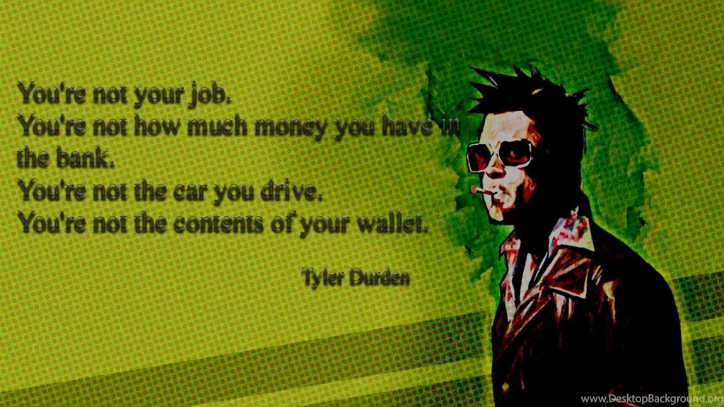 Movies Fight Club Brad Pitt Tyler Durden Hd Wallpapers (