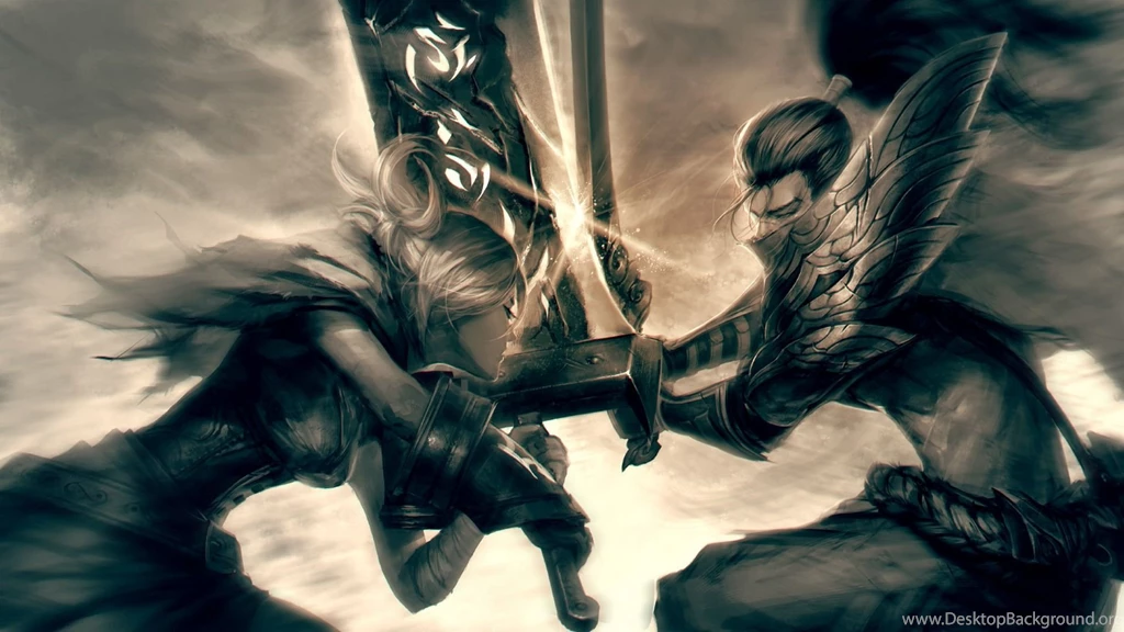 Download Wallpapers 1920x1080 League Of Legends, Yasuo, Riven, The ...
