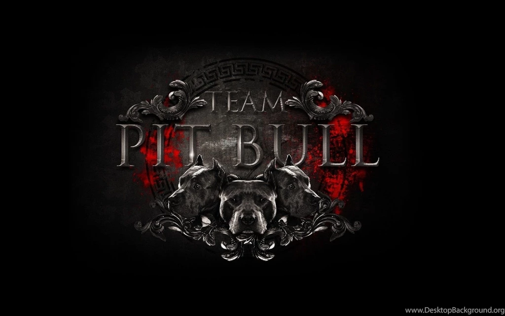 Mixed Martial Arts Pit Bulls Team Emblem Mma Attractions Fight ...