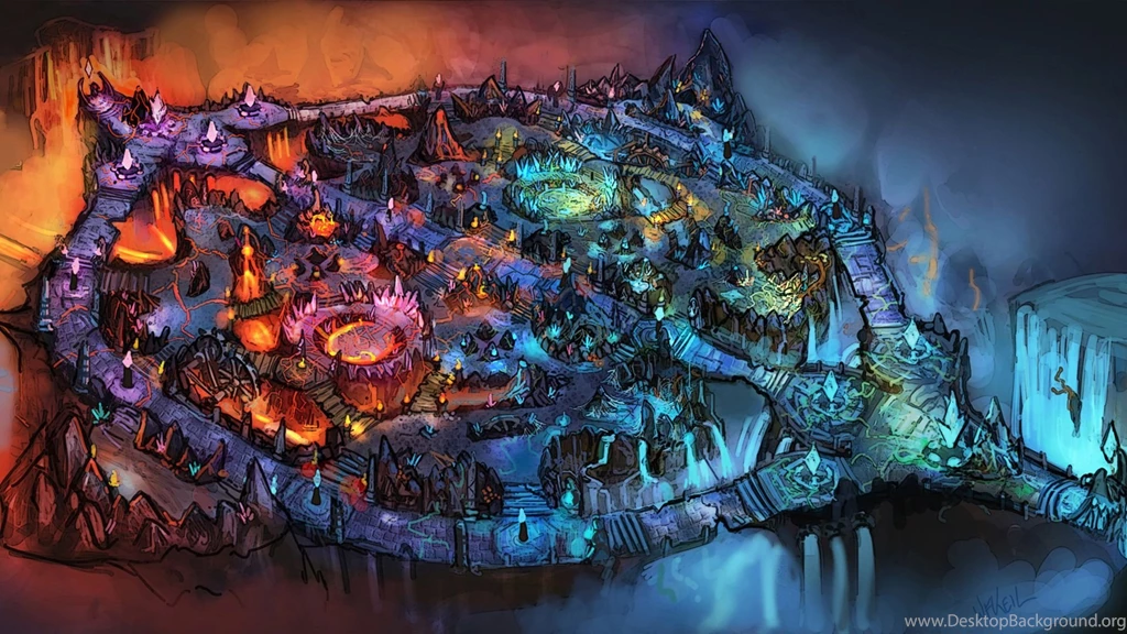 League Of Legends Map Twisted Treeline Wallpapers 1920 ...