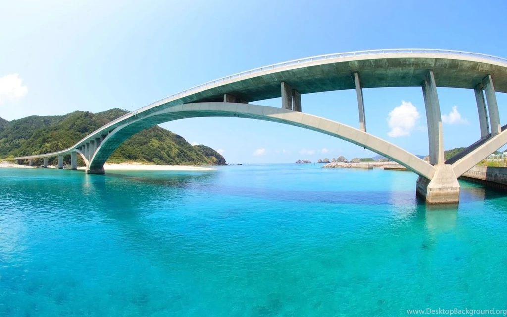 Okinawa Bridge Wallpapers And Images Wallpapers, Pictures, Photos