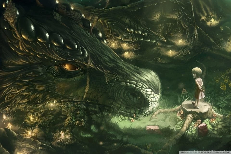 Forest Dragon HD Desktop Wallpapers : Fullscreen : Mobile