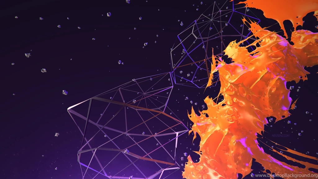 Orange Fractal Work Wallpapers :: HD Wallpapers