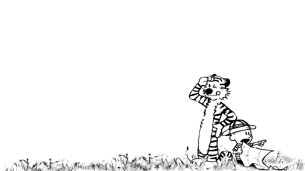 HDscreen: Calvin And Hobbes Desktop Bakcgrounds