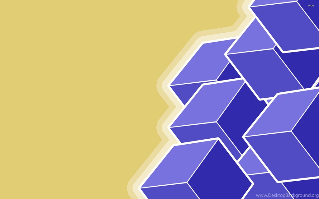 Blue Cubes Wallpapers Vector Wallpapers