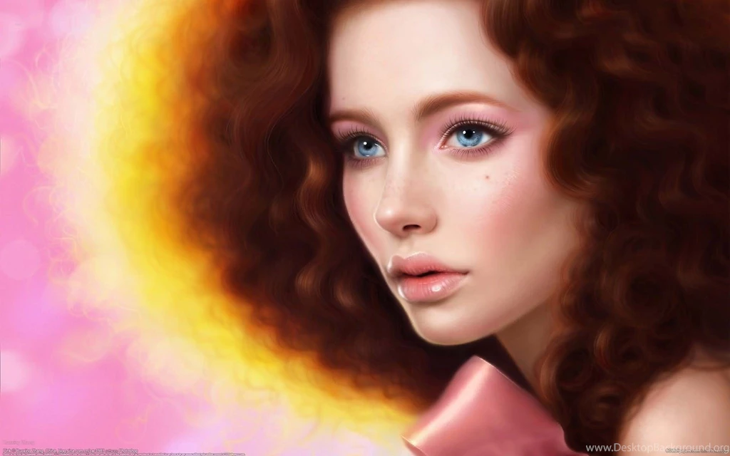 Brown Hair Color Fantasy Girl Wallpapers Pictures Photos Images ...