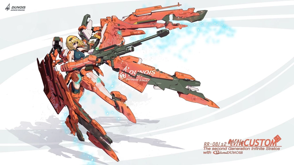 Charlotte Dunois Gun Infinite Stratos Mecha Nenchi Weapon ...