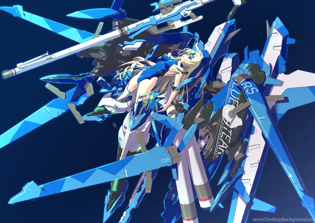 Infinite Stratos Blonde Hair Blue Blue Eyes Cecilia Alcott ...