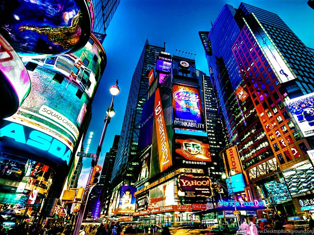 Times Square Night Wallpapers Hd Wallpapers