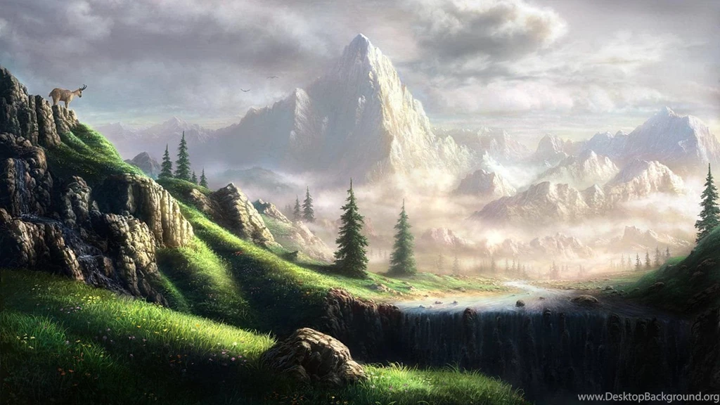 Digital Art Paintings : Fantasy Landscape Digital Paintings By Fel ...