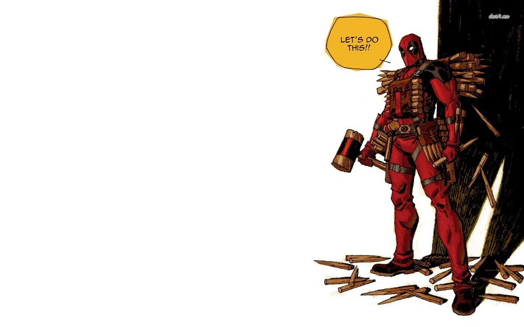 Deadpool With A Hammer Wallpapers Comic Wallpapers