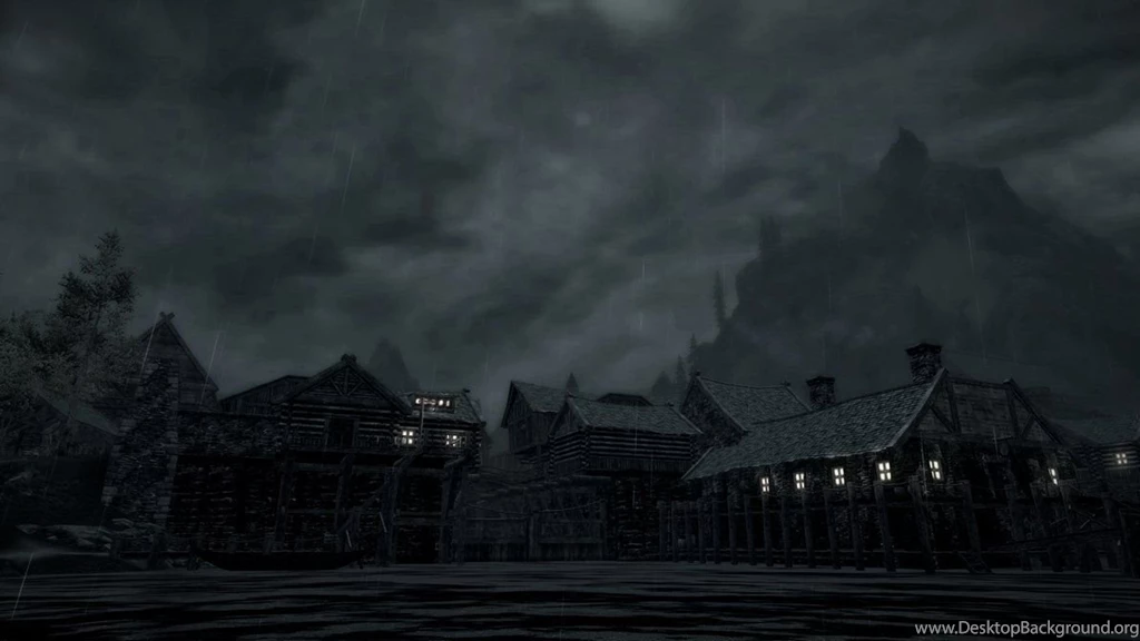 A Rainstorm At Riften By P0rtalplayer On DeviantArt