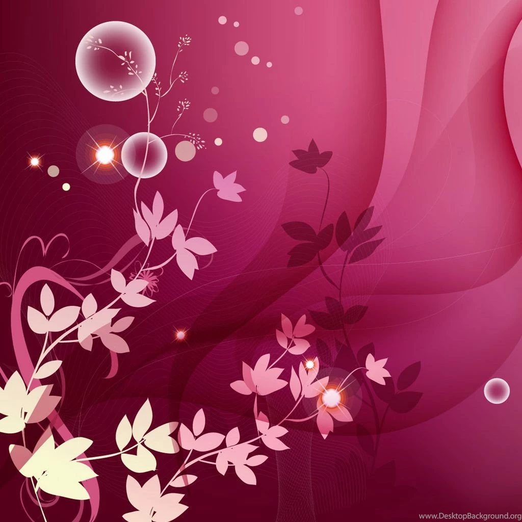 Pink Floral Backgrounds iPad Wallpapers Download