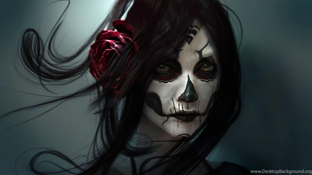 Sugar Skull Bodyart Skull Hd Free Wallpapers Background Images ...