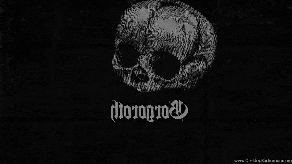 Gorgoroth Skull Letters Backgrounds Darkness