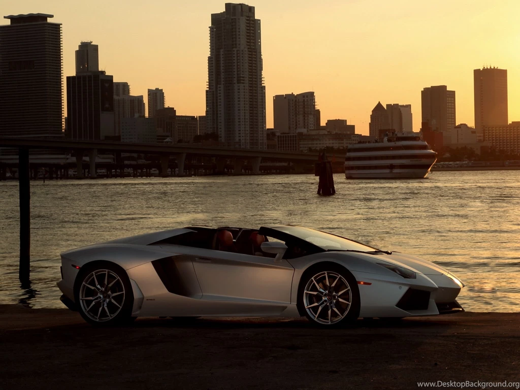 2014 Lamborghini Aventador Roadster Supercar Silver Cities ...