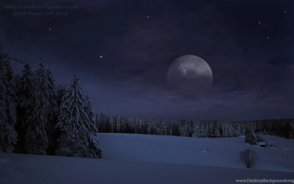 Snow At Night Wallpapers 39847