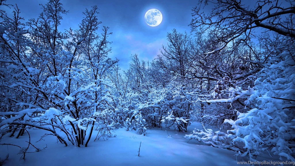 Gallery For Snowy Winter Night Wallpapers