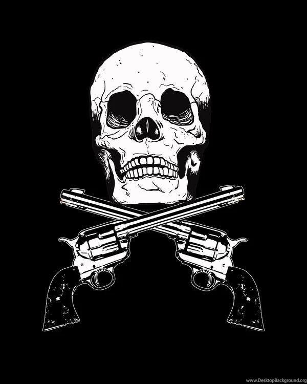 Skull And Guns By Altsy On DeviantArt