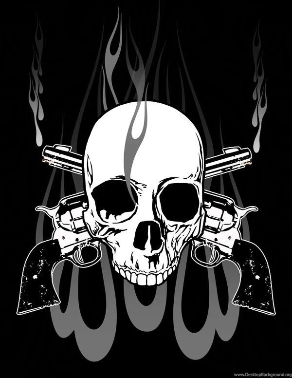 DeviantArt: More Like SKULL N GUNS By Alex Barrera