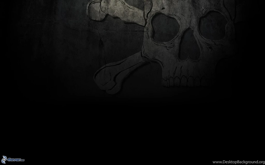 Skull Black Backgrounds Wallpapers Cave