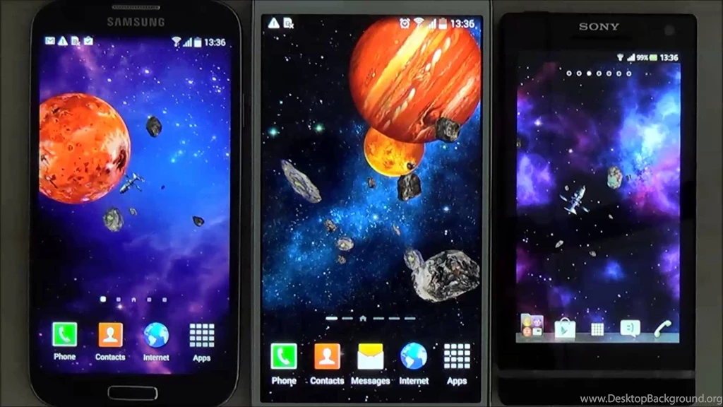 Free Space Live Wallpapers Illusion Of Flight Through Space YouTube