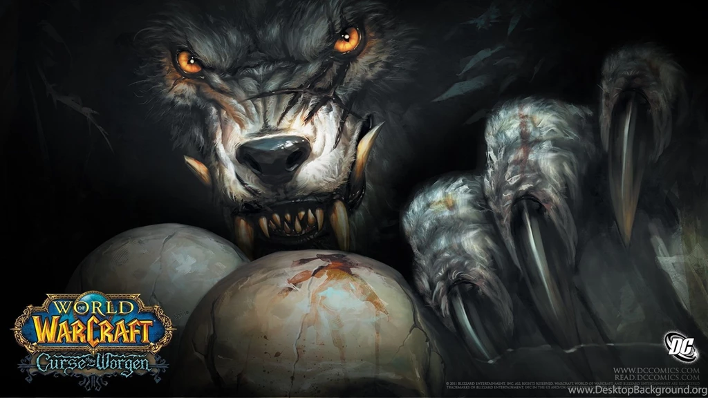 World Of Warcraft WOW Drawing Werewolf Dark Wallpapers