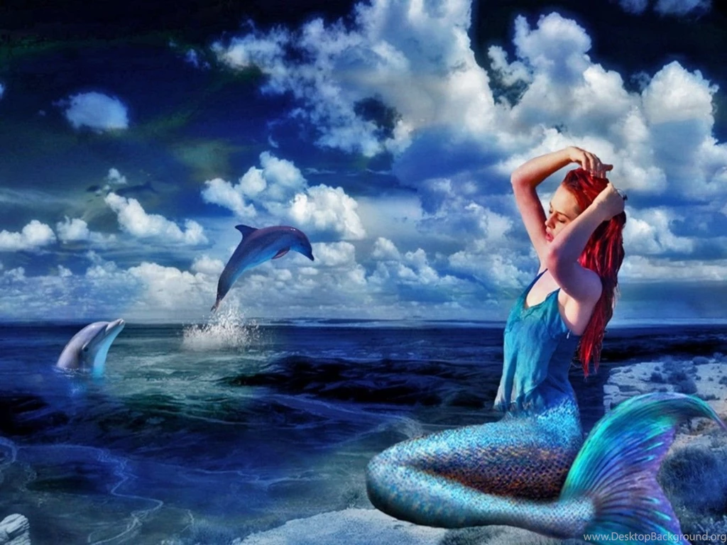 Blue Mermaid Computer Wallpapers, Desktop Backgrounds