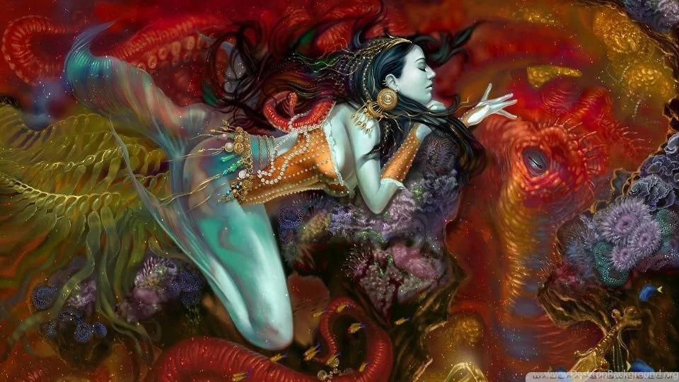 Mermaid HD Desktop Wallpapers : Widescreen : High Definition : Mobile