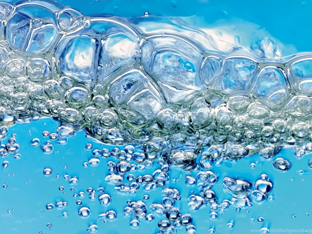 Blue Water Bubbles Wallpapers