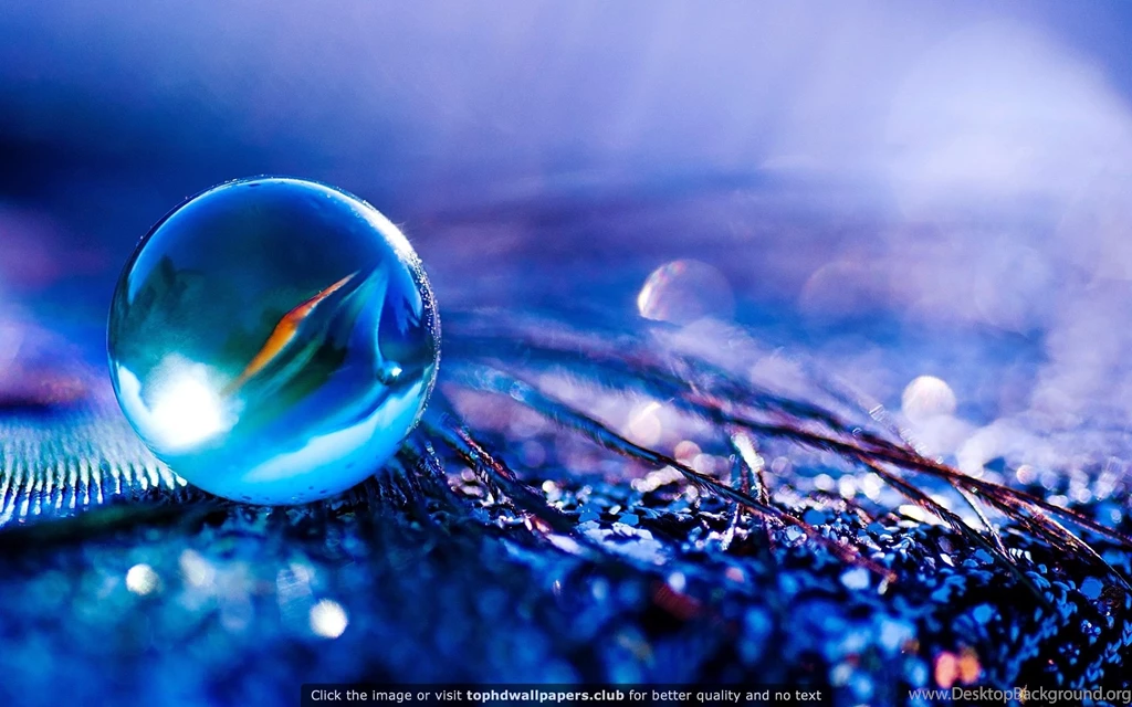 Blueish Water Bubble 4K Or HD Wallpapers For Your PC, Mac Or Mobile ...
