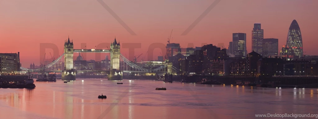 London Skyline In Sunset Wall Mural & Photo Wallpapers Photowall