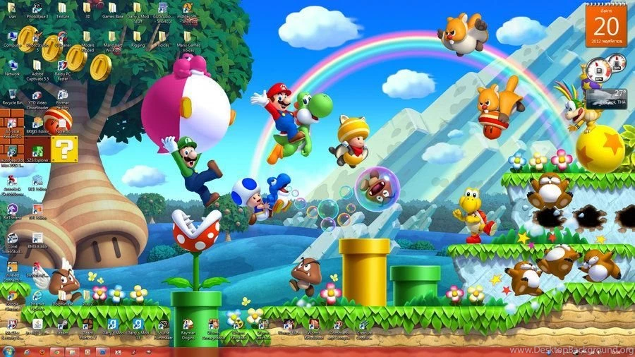 Super Mario Wallpapers For Desktop – Dota 2 And E Sports Geeks Dota ...