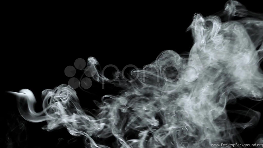 Smoke Over Black Background. Stock Footage YouTube