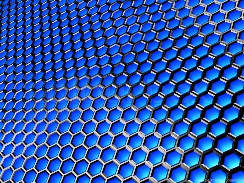 3d Illustration Of Blue Technology Backgrounds