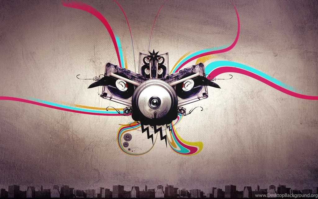 Music Vector HD Wallpapers For Desktop Backgrounds With Gray 1527265