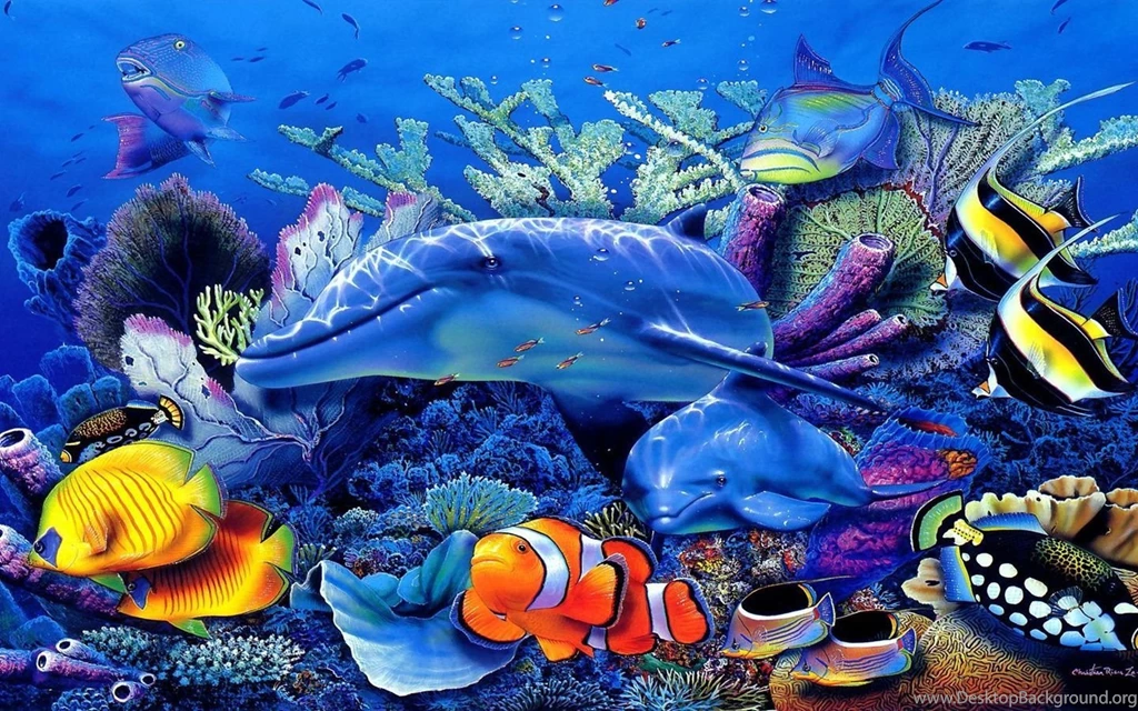 1440x900 Christian Lassen, Underwater, Reef, Corals, Fish, Sea ...