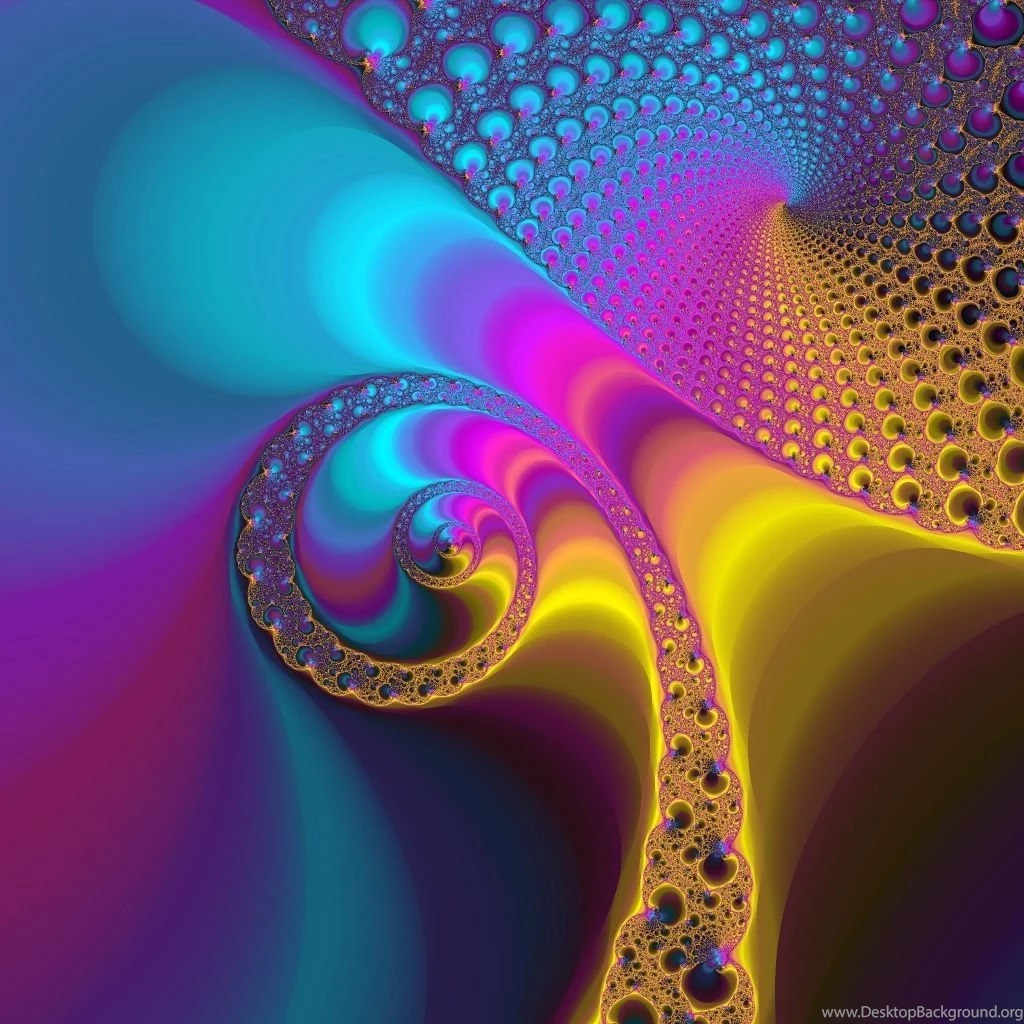 Peacock Fractal iPad Wallpapers Download