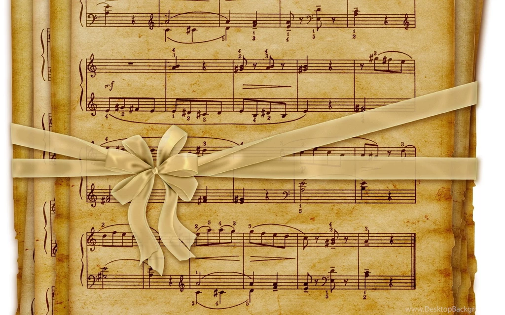 Vintage Music Sheet Gift Wallpapers 27522