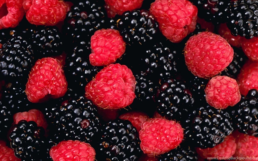 Fruits Raspberries Blackberries Free Desktop Backgrounds HD Desktop ...