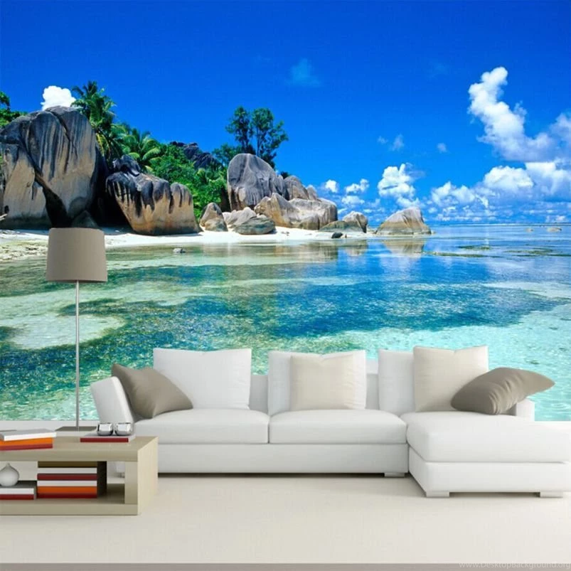 Online Buy Wholesale 3d Beach Wallpapers From China 3d Beach ...