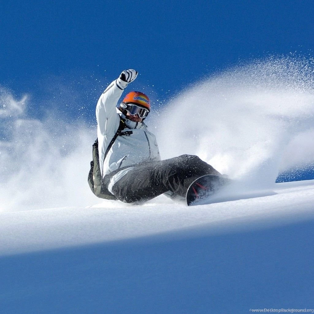Download Snowboard Hill Slide Wallpapers For IPad